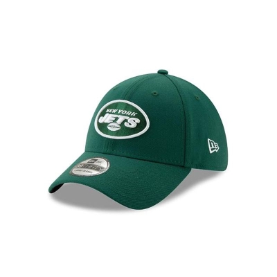 Green New York Jets Hat - New Era NFL Team Classic 39THIRTY Stretch Fit Caps USA4395678